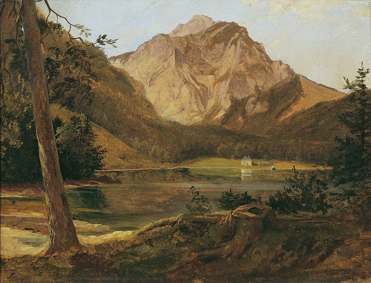 Il Langbathsee anteriore con l'Höllengebirge - Österreichische Galerie Belvedere, Vienna